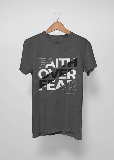 Faith Over Fear T-shirt - Romantic Catholic