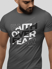 Faith Over Fear T-shirt - Romantic Catholic